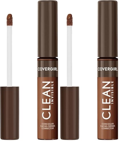 Image 19 of Deep Bronze / 0.23 Fl Oz (Pack of 2) for the product COVERGIRL Clean Invisible Lightweight Concealer