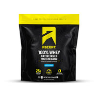 Thumbnail for Image 1 of Default Title for the product Ascent 100% Whey Protein Powder, Unflavored, 4 lb, Daily Protein