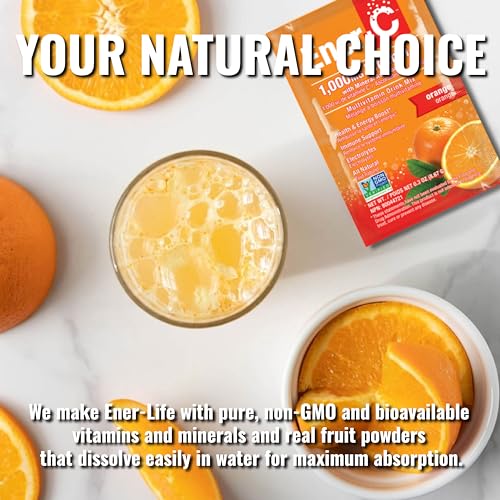 Image 5 of Ener-C Multivitamin Drink Mix, Immune Booster for Adults - Orange, 30 Count