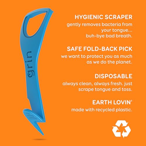 Image 5 of Grin Tongue Cleaner, 48 Count, Disposable Tongue Cleaner