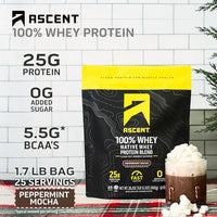 Thumbnail for Image 2 of Ascent 100% Whey Protein Powder 1.7 lb