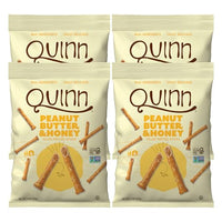 Thumbnail for Image 1 of Default Title for the product Quinn Snacks Peanut Butter & Honey Filled Pretzel Sticks - 6 oz (Pack of 4)
