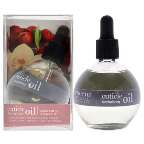 Image 3 of Vanilla and Berry / 2.30 Fl Oz (Pack of 1) for the product Cuccio Naturale Revitalizing Cuticle Oil