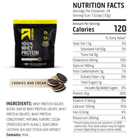 Thumbnail for Image 3 of Ascent 100% Whey Protein Powder Cookies & Cream 1.7 lb