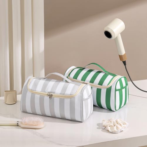 Image 5 of RSRSLEII Striped Hair Tools Travel Bag with Compartments