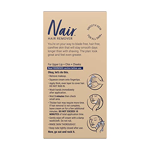Image 3 of Nair Moisturizing Face Cream For Upper Lip Chin And Face 2 oz Pack of 3