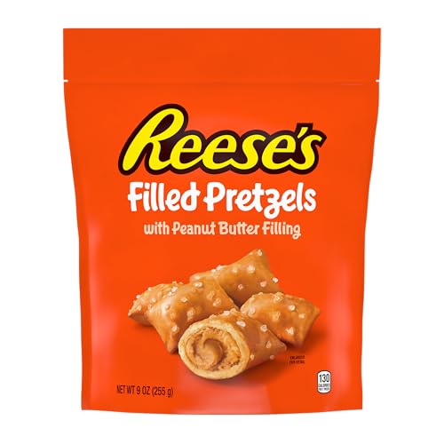 Image 2 of Peanut-Butter / 9 Ounce (Pack of 1) for the product Reese's Filled Pretzels Peanut Butter Nuggets