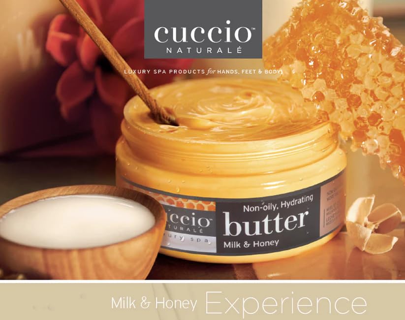 Image 3 of Cuccio Hand, Body & Foot Lotion – Milk & Honey Butter Blend – 8 oz