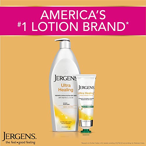 Image 6 of Jergens Ultra Healing Dry Skin Moisturizer, 1 Ounce Travel Lotion, Pack of 10
