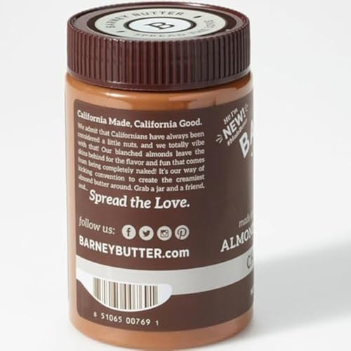 Image 6 of Barney Butter Almond Butter Chocolate 16 Ounce Jar