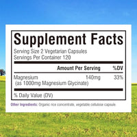 Thumbnail for Image 2 of Innate Vitality Magnesium Glycinate 1000mg Per Serving 240 Caps
