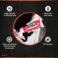 Thumbnail for Bengay Ultra Strength Topical Pain Relief Cream, Non-Greasy Analgesic for Minor Arthritis, Muscle, Joint, and Back Pain, Camphor, Menthol & Methyl Salicylate, 2 oz Packaging May Vary (Pack of 2)