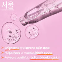 Thumbnail for SeoulCeuticals Korean Skin Care Kojic Acid Serum Alpha Arbutin Serum – Dark Spot Remover Corrector Glycolic Acid Serum + Salicylic Acid K Beauty 1oz