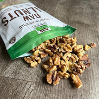Thumbnail for NOW Foods, Certified Organic Walnuts, Raw and Unsalted, Halves and Pieces, Good Source of Protein and Healthy Fatty Acids, Certified Non-GMO, 12-Ounce (Packaging May Vary)
