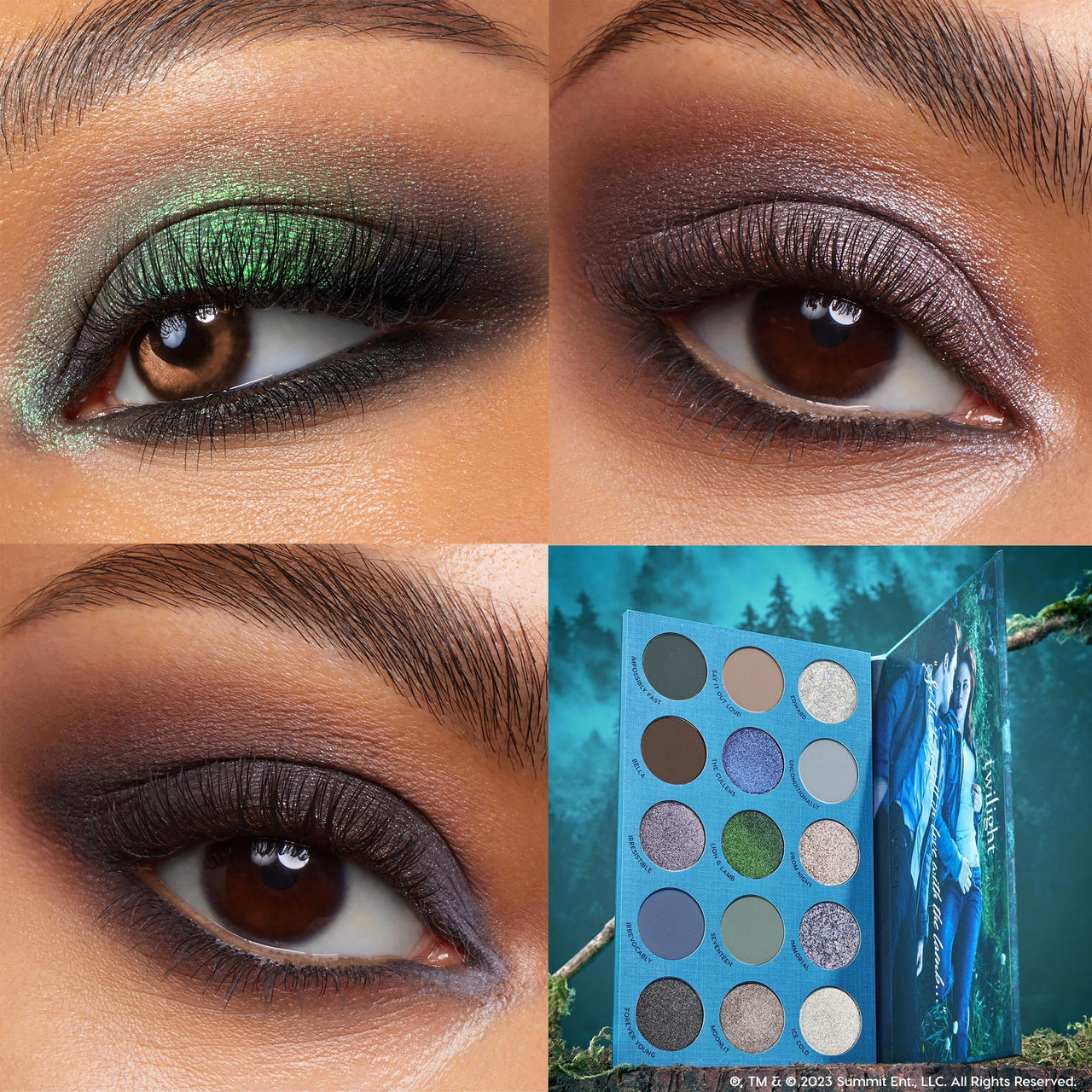 ColourPop Twilight Eyeshadow Palette - Limited Edition Palette with Metallic and Matte Finishes - High-Pigment Eye Makeup with a Long-Wearing Formula (0.3 oz)
