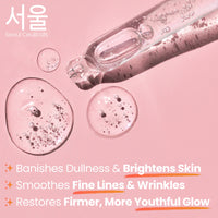 Thumbnail for SeoulCeuticals Korean Skin Care 97.5% Snail Mucin Serum – K Beauty Skincare Anti Wrinkle Cica Night Serum Hyaluronic Acid for Face 1oz