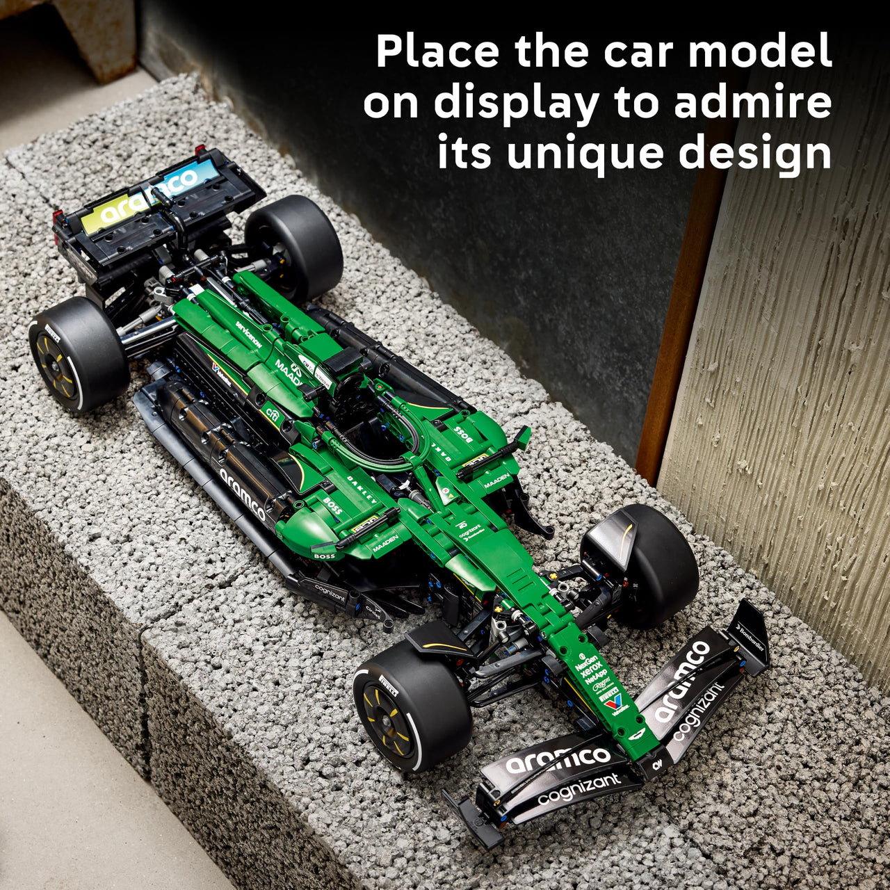 LEGO Technic Aston Martin Aramco AMR25 F1 Car - Building Set for Adults, Ages 18+ - Model Car Kit with Detailed Features - Bedroom or Desk Decor - Gift for Men & Women - 42240