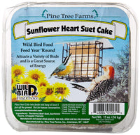 Thumbnail for Pine Tree Farms 1201 Sunflower Heart Suet Cake, 12-Ounce