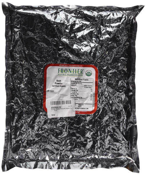Organic Beet Powder Frontier Natural Products 1 lb Bag