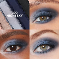 Thumbnail for COVERGIRL Eye Enhancer, Night Sky, Eyeshadow Quad, Easy to Wear, Clean & Vegan, Talc-Free, Matte & Shimmer Finishes, Smudge-Proof, 0.19oz