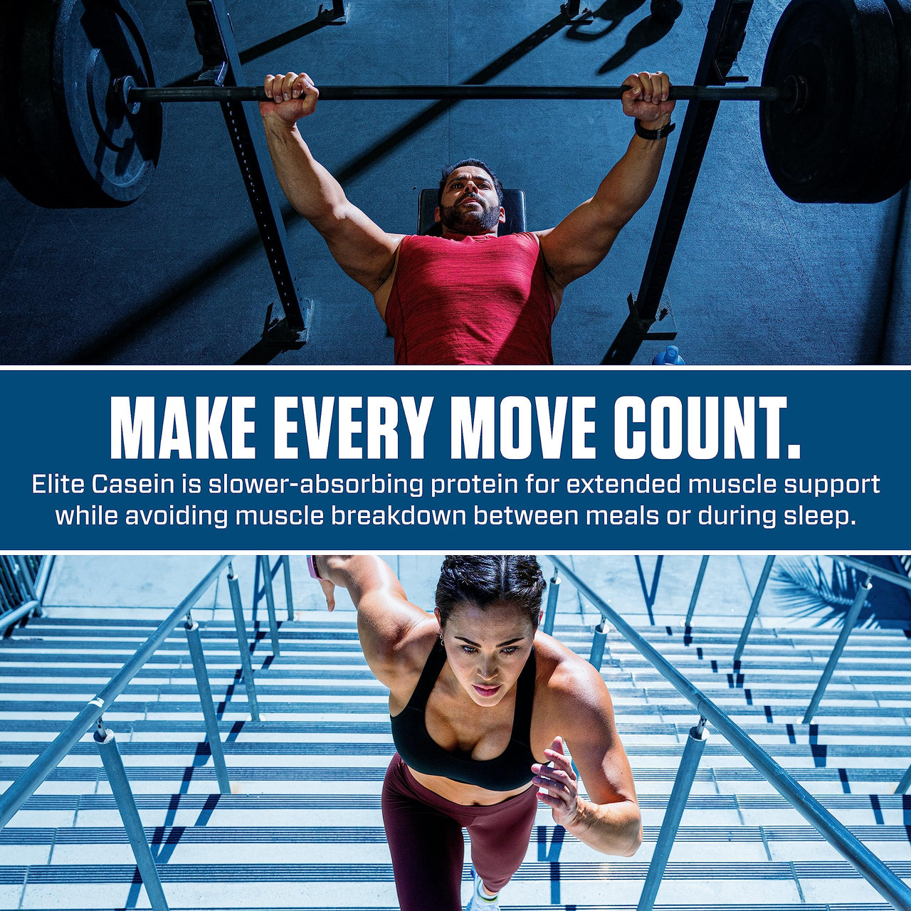 Dymatize Elite Casein Protein Powder, Vanilla, 100% Micellar Casein, 25g Protein, 5.4g BCAAs, 2.3g Leucine, Slow Absorbing for Overnight Muscle Recovery, 4 lb (55 Servings)