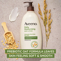 Thumbnail for Aveeno Sheer Hydration Fragrance-Free Daily Moisturizing Lotion + Prebiotic Oat for Dry Skin, Lightweight, Fast-Absorbing Body Moisturizer Nourishes Skin with 48-hour Moisture, 12 fl. oz