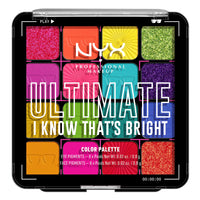 Thumbnail for NYX PROFESSIONAL MAKEUP, Ultimate Shadow Palette, Eyeshadow Palette - I Know That's Bright
