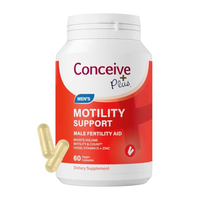 Thumbnail for CONCEIVE PLUS Motility Boost for Men - Sperm Count Booster with Vitamin D, Vitamin E, Zinc, Spermidine, Antioxidants - Sperm Count, Sperm Motility - Multivitamin Supplement for Men Sperm - 60 Caps