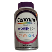 Thumbnail for Centrum Silver Women's Multivitamin for Women 50 Plus, Multivitamin/Multimineral Supplement with Vitamin D3, B Vitamins, Calcium and Antioxidants, Gluten Free, Non-GMO Ingredients - 200 Count