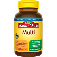 Thumbnail for Nature Made Multivitamin Tablets with Iron, Multivitamin for Women and Men for Daily Nutritional Support, 130 Tablets, 130 Day Supply (Packaging May Vary)