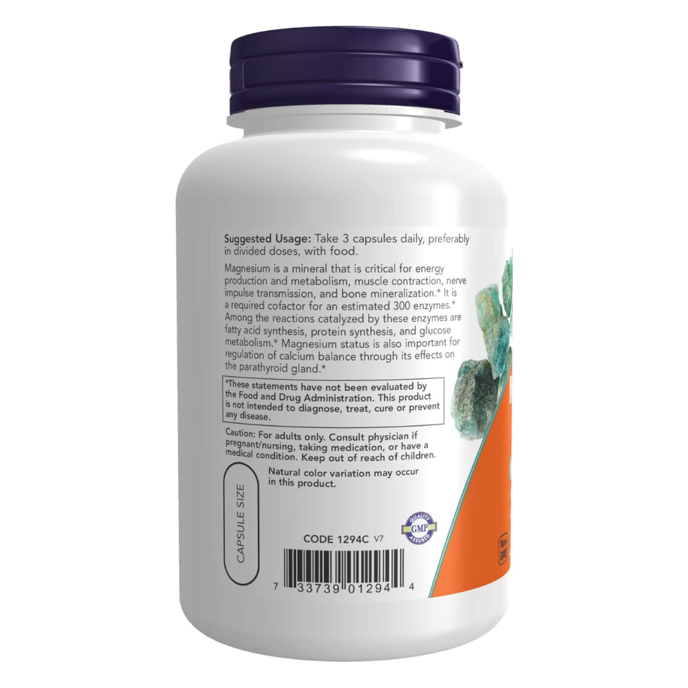 NOW Foods Magnesium Citrate Veg Capsules