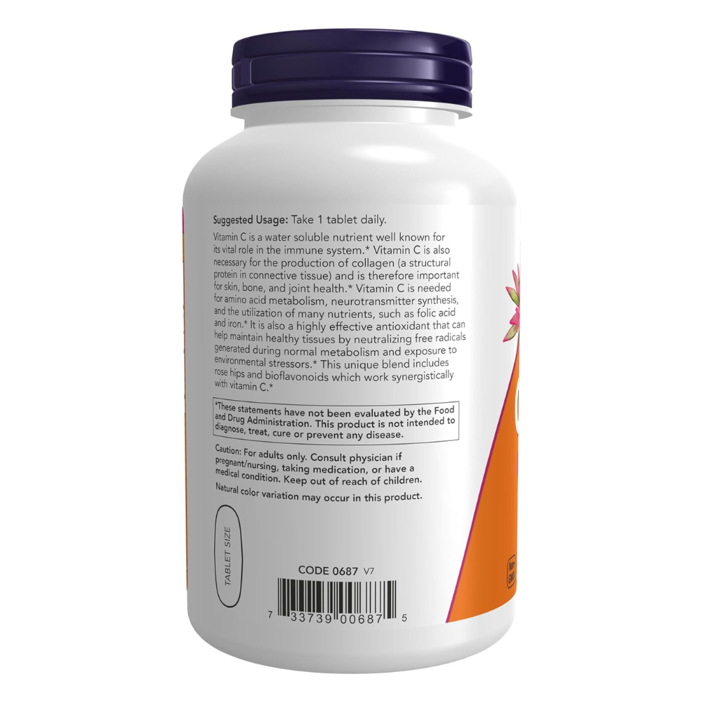 NOW Foods C-1000 Tablets with Rose Hips & Bioflavonoids