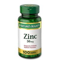 Thumbnail for Nature's Bounty Zinc 50 mg Caplets