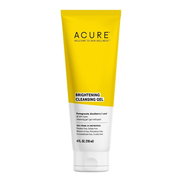 ACURE, Brightening Cleansing Gel, 4 fl oz (118 ml)