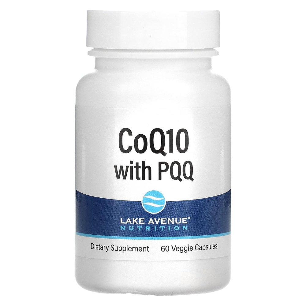 Lake Avenue Nutrition CoQ10 with PQQ 100 mg Veggie Capsules