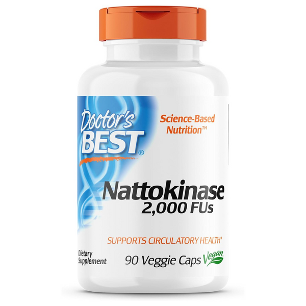 Doctor's Best, Nattokinase, 2,000 FUs, 90 Veggie Caps