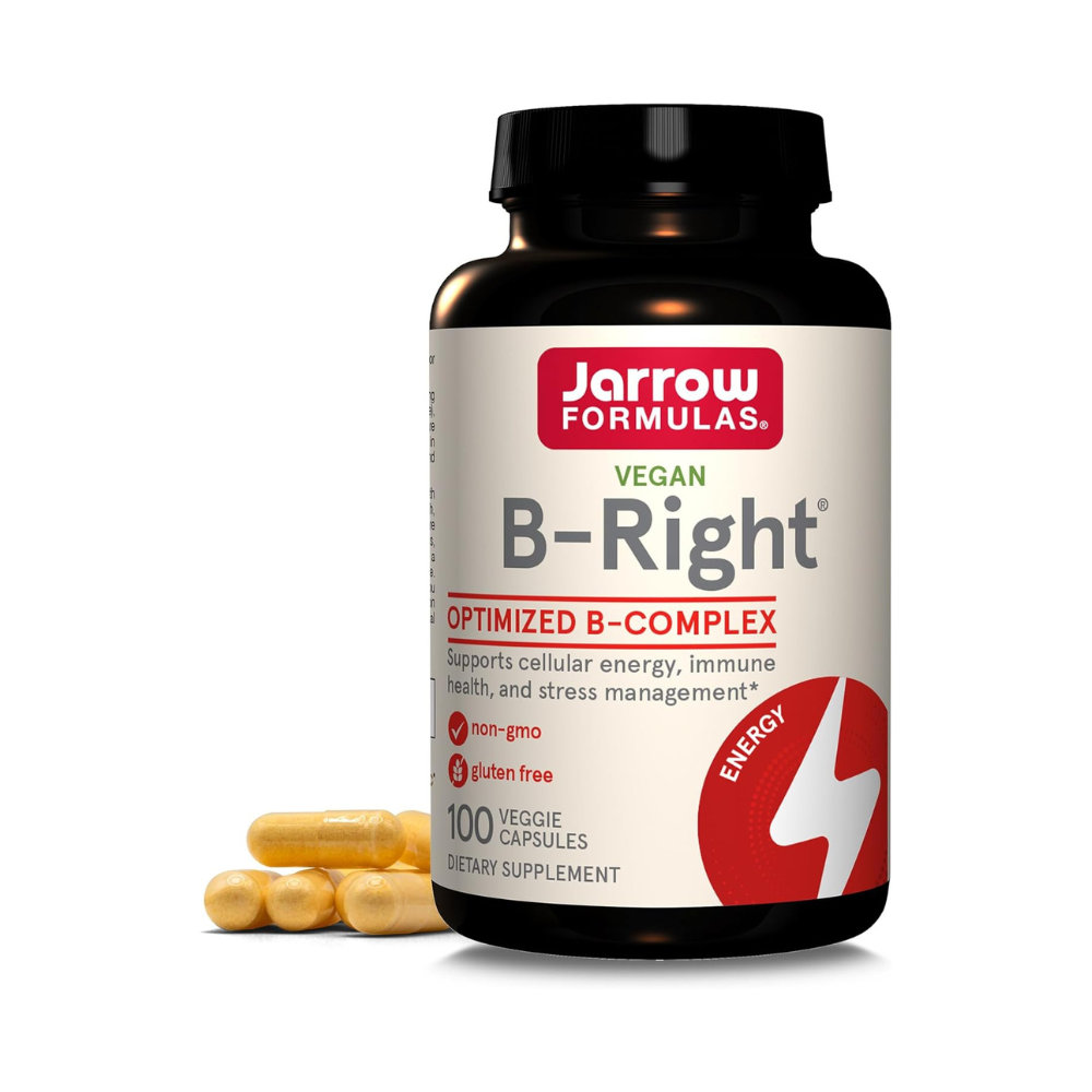 Jarrow Formulas B-Right Optimized B-Complex Veggie Capsules