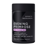 Thumbnail for Sports Research Evening Primrose 1300mg Softgels With Cold Pressed Oil