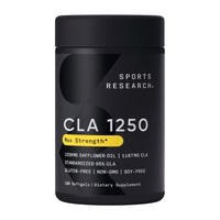 Thumbnail for Sports Research CLA - 1250mg Softgels