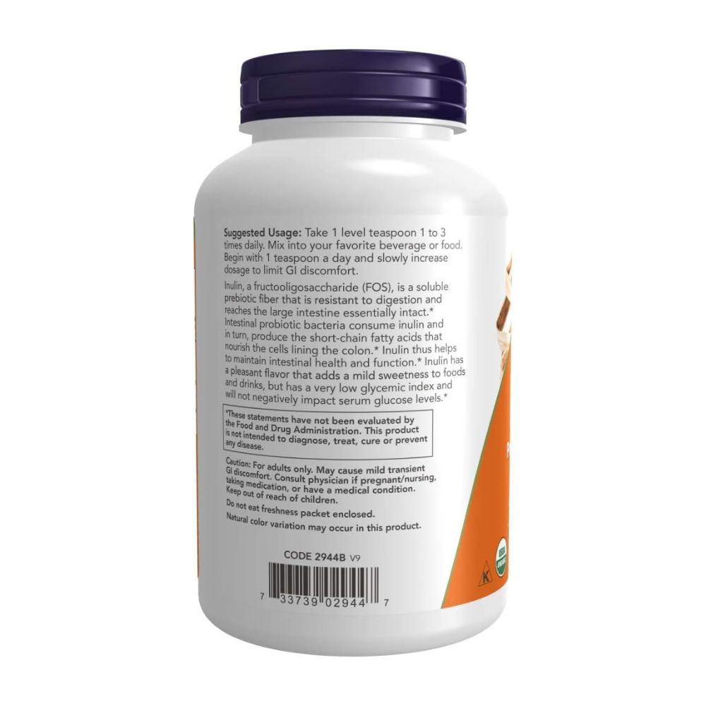 NOW Foods Inulin Prebiotic Pure Powder