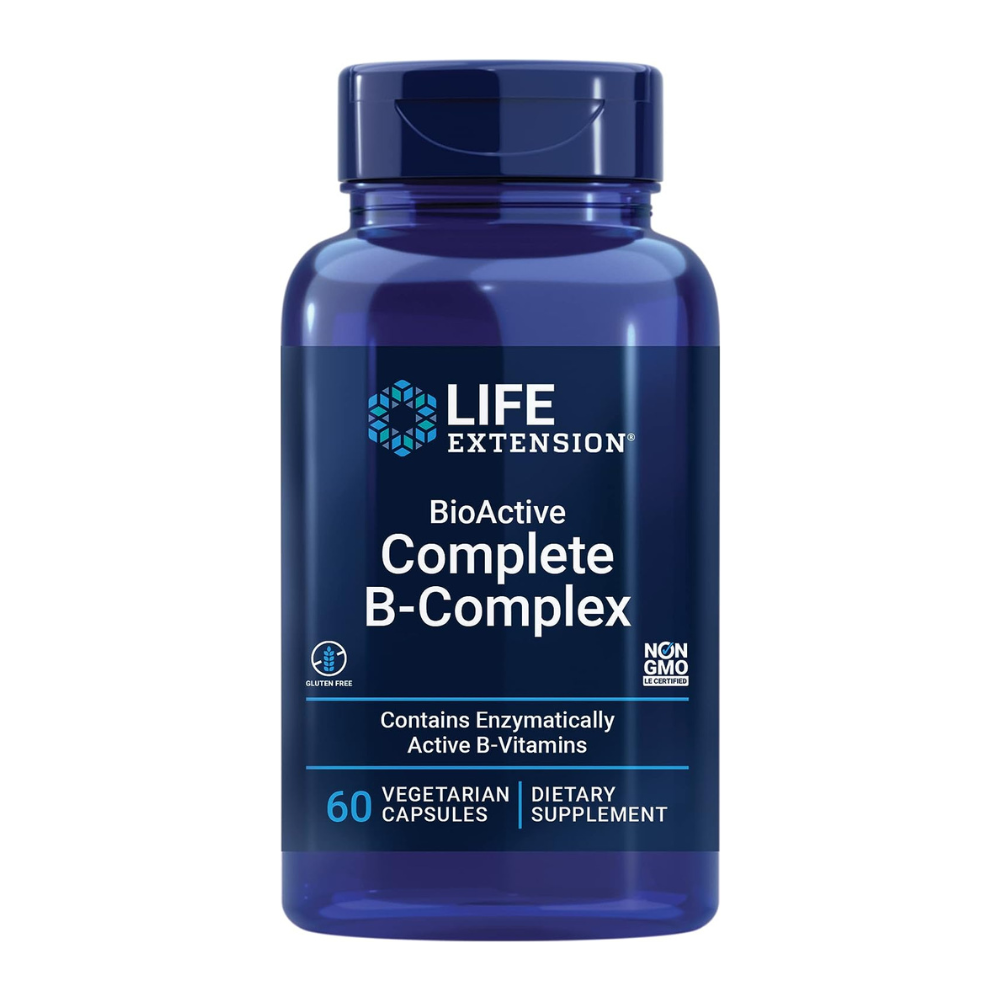 Life Extension Bioactive Complete B-Complex Vegetarian Capsules