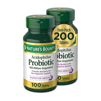 Thumbnail for Nature’s Bounty Acidophilus Probiotic Tablets (Twin Pack)