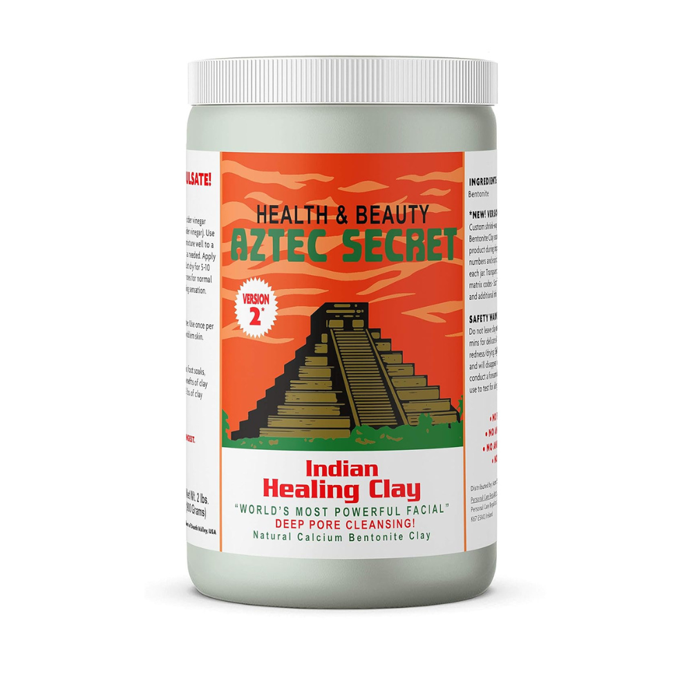 Aztec Secret Indian Healing Clay, Deep Pore Cleansing Facial & Body Mask