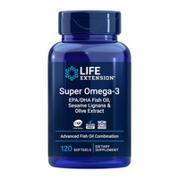 Thumbnail for Life Extension Super Omega-3 Softgels - Lemon Flavor