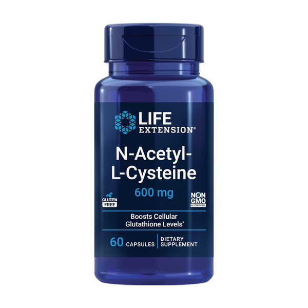 Life Extension N-Acetyl-L-Cysteine 600 mg Capsules