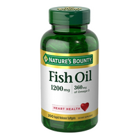 Thumbnail for Nature's Bounty Fish Oil 1200 Mg 360 Mg of Omega-3 Softgels