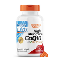 Thumbnail for Doctor's Best High Absorption CoQ10 with BioPerine Softgels