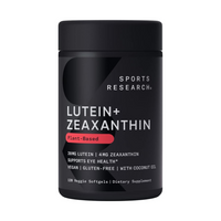 Thumbnail for Sports Research Vegan Lutein + Zeaxanthin 20mg Veg Softgels