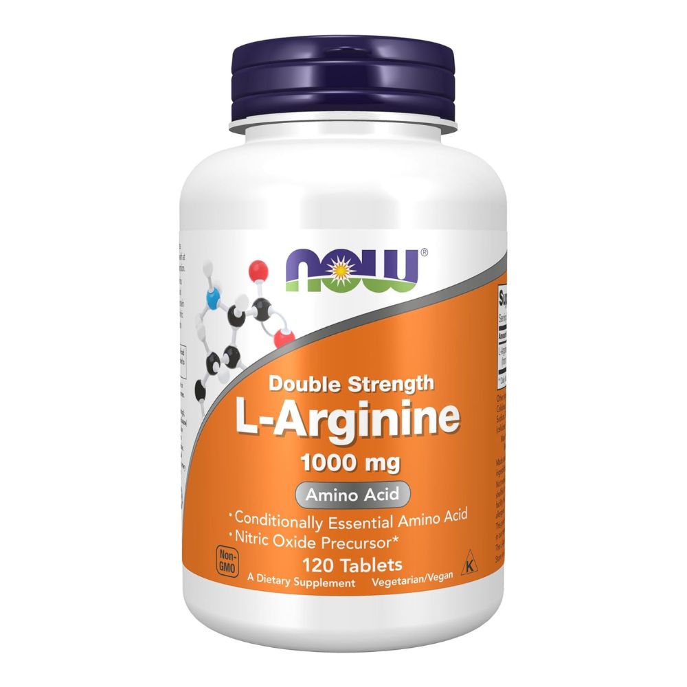 NOW Foods L-Arginine 1000 mg Tablets