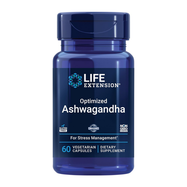 Life Extension Optimized Ashwagandha Vegetarian Capsules